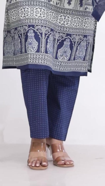 Plus Size Comfortable Cotton 3 Pcs Punjabi Suit With Dupatta [ Export Quality]