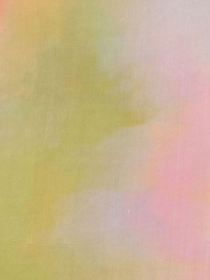 Pastel Mulicolor Soft Georgette Saree With Attached Blouse Piece [ Export Quality ]